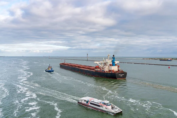 Rotterdam Südholland Niederlande Mai 2019 Blick Vom Calandkanaal Auf Die — Stockfoto