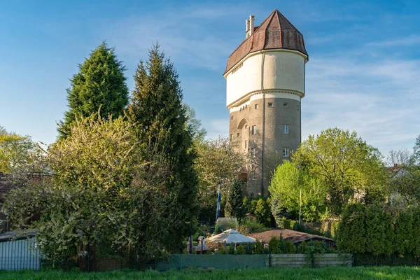 Duisburg Renania Settentrionale Vestfalia Germania Aprile 2018 Vecchia Torre Idrica — Foto Stock