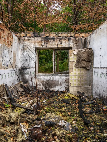 Sassnitz Meclemburgo Pomerania Occidentale Germania Ottobre 2020 Rovine Della Caserma — Foto Stock