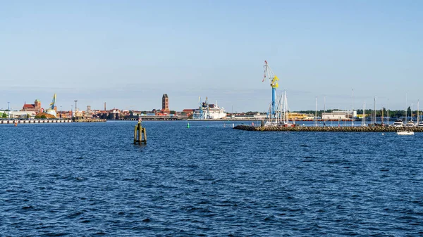 Wismar Mecklenburg Vorpommern Tyskland Juni 2020 Utsikt Från Wendorfs Havsbro — Stockfoto