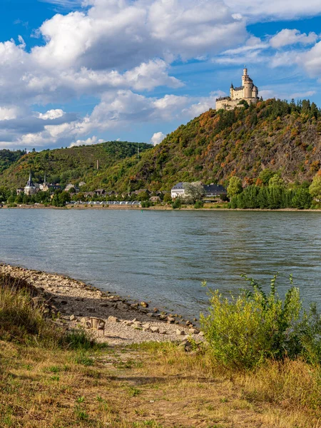 Spay Rhineland Palatinate Germany August 2020 View Spay River Rhine — 图库照片