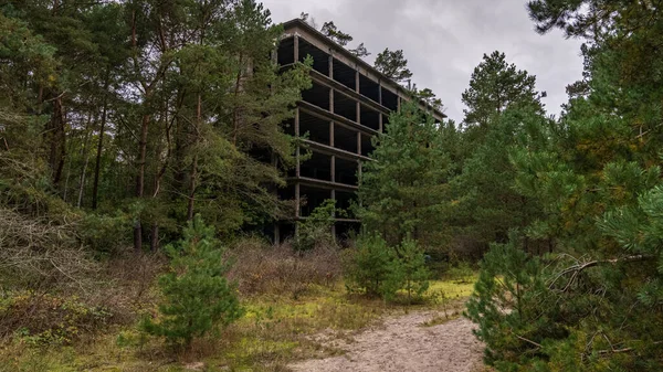 Binz Mecklenburg Vorpommern Oktober 2020 Der Baufällige Nordflügel Des Historischen — Stockfoto