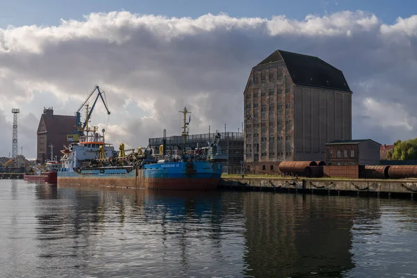 Stralsund Meklenbursko Přední Pomořansko Německo Října 2020 Lodě Severním Přístavu — Stock fotografie