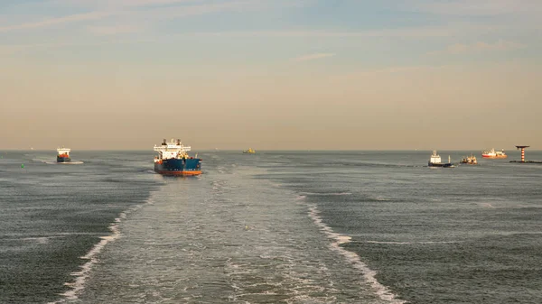 Rotterdam Holanda Meridional Países Bajos Mayo 2019 Vista Desde Europoort —  Fotos de Stock