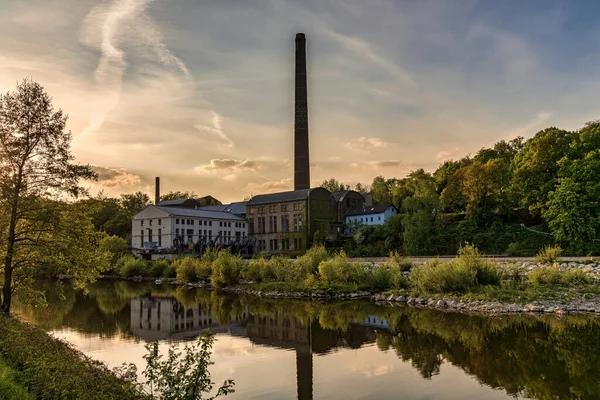 Essen Kuzey Ren Vestfalya Almanya Nisan 2020 Hidroelektrik Santrali Eski — Stok fotoğraf