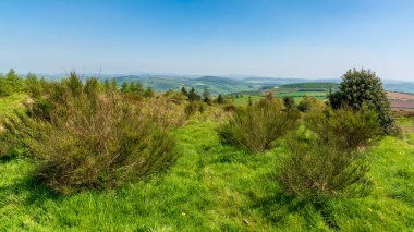 Sunny Hill 'den, Lower Down ve Clunton arasında, Shropshire, İngiltere, İngiltere