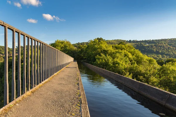 Utsikt Över Pontcysyllte Aqueduct Nära Trefor Wrexham Wales Storbritannien — Stockfoto