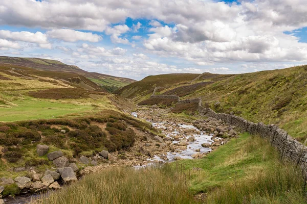 Landschaft Der Yorkshire Dales Der Nähe Der Surrender Bridge Zwischen — Stockfoto