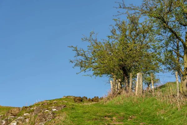 Shropshire Landschaft Zwischen Church Stretton Und Hope Bowdler England — Stockfoto