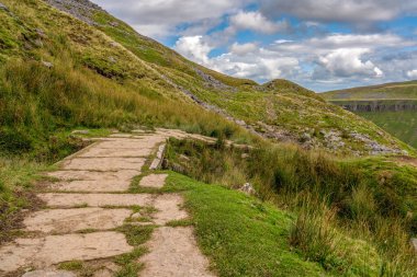 Kuzey Pennine 'de Cumbria, İngiltere' deki Nick Yüksek Kupası 'nda peyzaj.