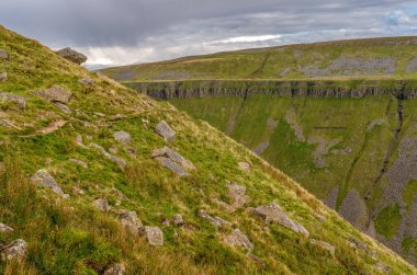 Kuzey Pennine 'de Cumbria, İngiltere' deki Nick Yüksek Kupası 'nda peyzaj.