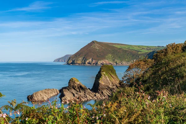 Die Kanalküste Von Bristol Mit Broadsands Beach North Devon England — Stockfoto