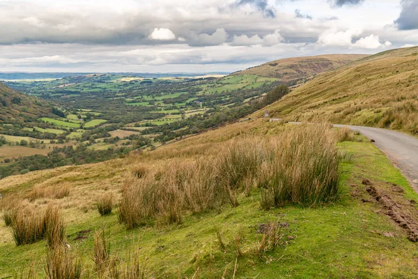 Brecon Beacons Ulusal Parkı Ndaki Manzara Powys Galler Ngiltere Ystradfellte — Stok fotoğraf