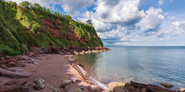 Maidencombe, Torbay, İngiltere, İngiltere sahillerindeki bulutlar