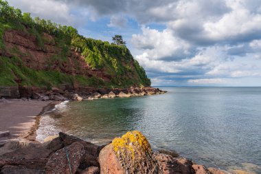 Maidencombe, Torbay, İngiltere, İngiltere sahillerindeki bulutlar