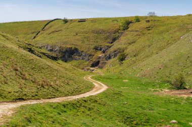 Skyreholme yakınlarındaki Yorkshire Dales arazisi, Kuzey Yorkshire, İngiltere, İngiltere