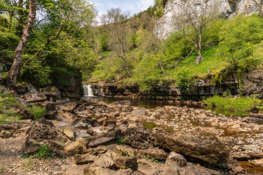 Keld yakınlarındaki Kisdon Kuvveti, Kuzey Yorkshire, İngiltere, İngiltere