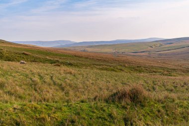 Batı Stonesdale, Kuzey Yorkshire, İngiltere yakınlarındaki Yorkshire Dales manzarası