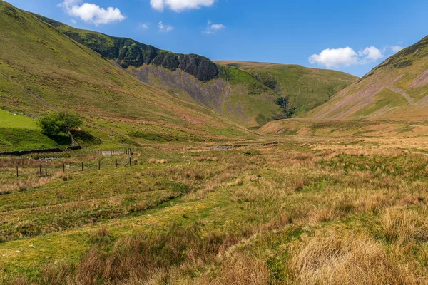 Yorkshire Dales Paesaggio Con Howgill Fells Cautley Beccuccio Sullo Sfondo — Foto Stock