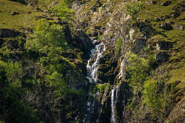 Cautley Spout Waterfall Howgill Fells Low Haygarth Yorkshire Dales National — Foto de Stock