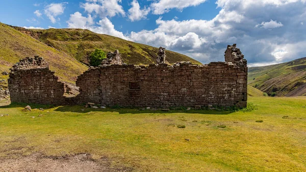 Die Überreste Des Bunton Mine Shop Der Nähe Von Gunnerside — Stockfoto