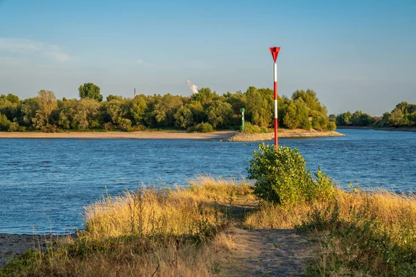 Rive Rhin Goetterswickerhamm Rhénanie Nord Westphalie Allemagne — Photo