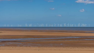 Lynn ve Dowsing Rüzgâr Çiftlikleri 'ndeki Cebelitarık Noktası Ulusal Doğa Koruma Alanı' ndan görüntü