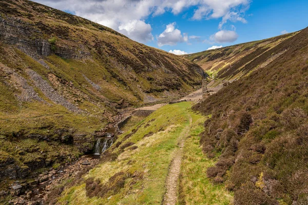 Blakethwaite Force Und Mine Bei Gunnerside North Yorkshire England — Stockfoto