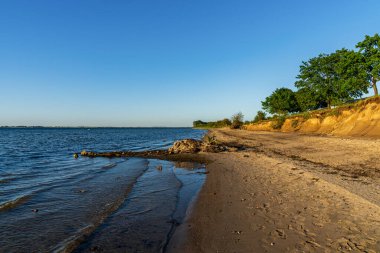 Zierow, Mecklenburg-Batı Pomerania, Almanya 'daki plaj ve uçurumlar