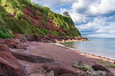 Maidencombe, Torbay, İngiltere, İngiltere sahillerindeki bulutlar