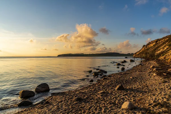 Klein Zicker, Mecklenburg-Batı Pomerania, Almanya 'da sahili ve uçurumları olan Baltık Denizi Kıyısı