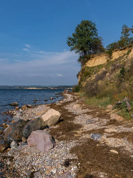 Wybrzeże Morza Bałtyckiego Klify Pobliżu Reddevitzer Hoeft Wyspie Ruegen Meklemburgia — Zdjęcie stockowe