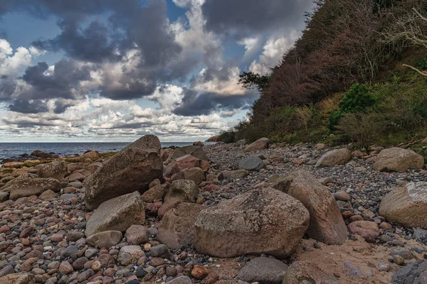 Stranden Nonnevitz Och Östersjön Kusten Mellan Schwarbe Och Nonnevitz Mecklenburg — Stockfoto