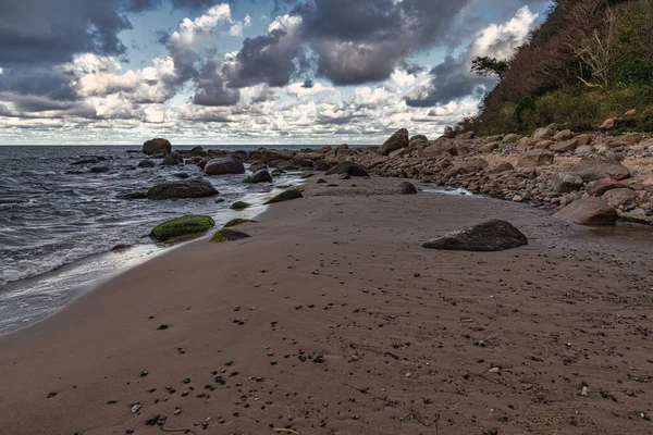 Playa Nonnevitz Costa Del Báltico Entre Schwarbe Nonnevitz Mecklemburgo Pomerania — Foto de Stock