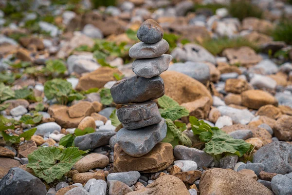 Cairn Stranden Floden Wharfe Hubberholme North Yorkshire England Storbritannien — Stockfoto