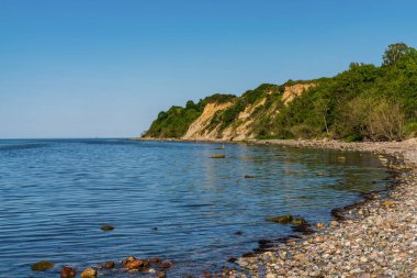 Steinbek, Mecklenburg-Batı Pomerania, Almanya 'da plajı olan Baltık Denizi kıyıları