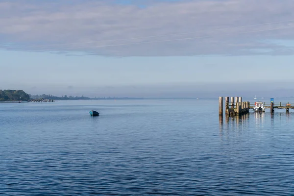 Pier Kust Bij Wittow Ferry Mecklenburg Vorpommern Duitsland — Stockfoto