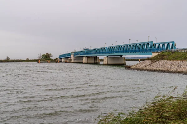 Zecherinský Most Přes Peenestrom Spatřen Zecherinu Meklenbursko Přední Pomořansko Německo — Stock fotografie
