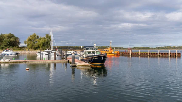 Barhoeft Mecklenburg Western Pomerania Germany October 2020 View Marina Pilot — Stock Photo, Image