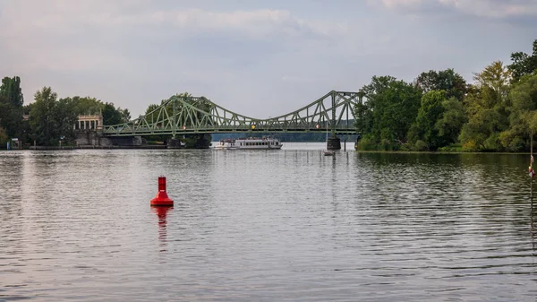 Berlin Allemagne Septembre 2021 Pont Glienicker Lac Glienicker — Photo