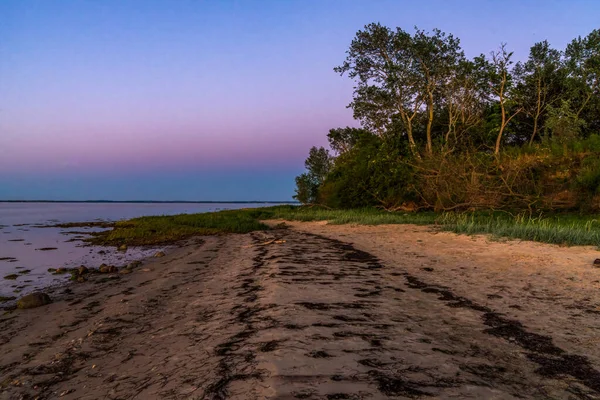 Wieczór Plaży Hohen Wieschendorf Meklemburgia Pomorze Przednie Niemcy — Zdjęcie stockowe