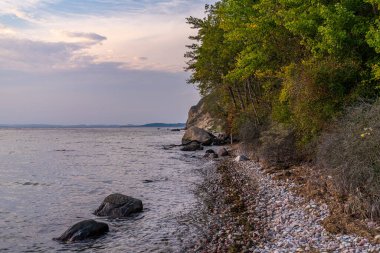 Gager, Mecklenburg-Batı Pomerania, Almanya yakınlarındaki Nonnenloch 'ta Baltık Denizi kıyıları