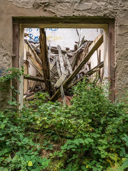 Sassnitz Mecklenburg Western Pomerania Germany October 2020 Ruins Military Barracks — Stock Photo, Image