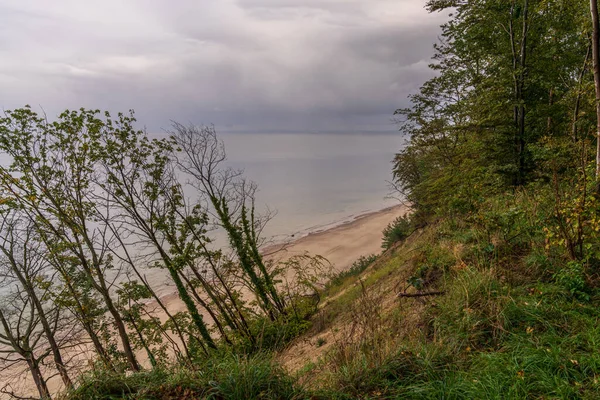 Kayalıkları Bansin Mecklenburg Batı Pomerania Almanya Yakınlarındaki Plajları Olan Baltık — Stok fotoğraf