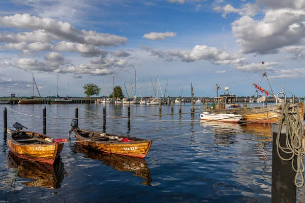Мбаппе Западная Померания Германия Октября 2020 Года Лодки Гавани — стоковое фото
