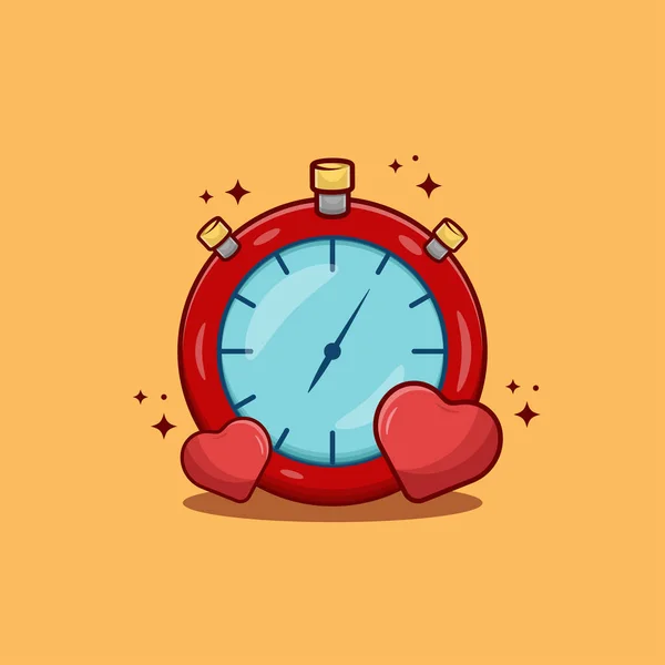 Equipo Ejercicio Stopwatch Vida Sana Vector — Vector de stock