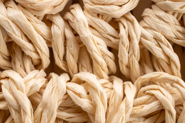 Hasır hasır paspas, yakın çekim, üst görünüm.