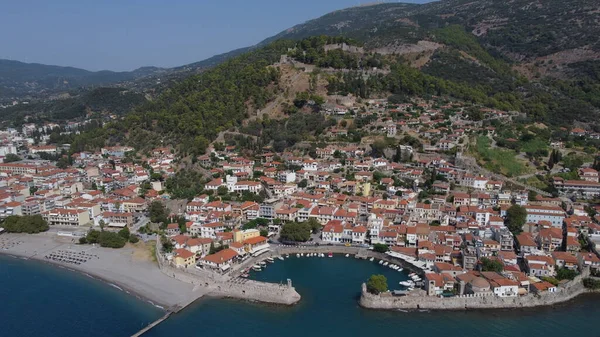 Nafpaktos Vista Aérea Drone Aitoloakarnania Grécia — Fotografia de Stock