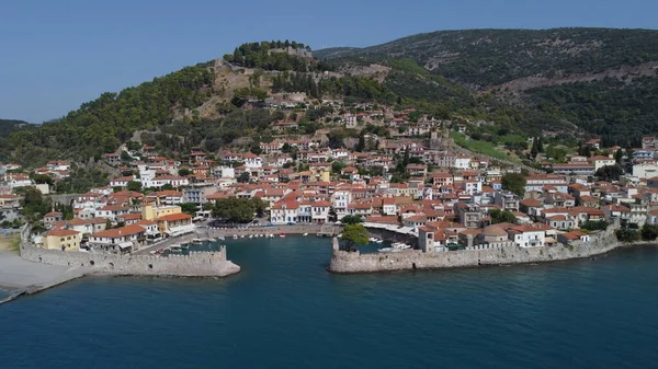 Nafpaktos Pandangan Drone Udara Aitoloakarnania Yunani — Stok Foto