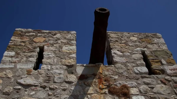 Канон Греческом Порту Нафитос Италия — стоковое фото